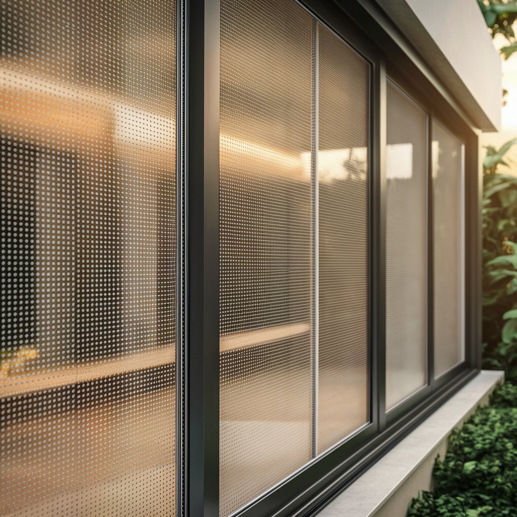 Modern door mosquito mesh installation