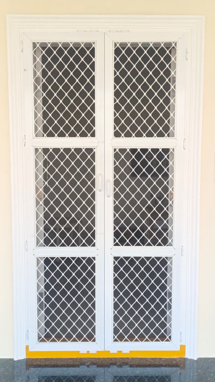 PVC folding door partition